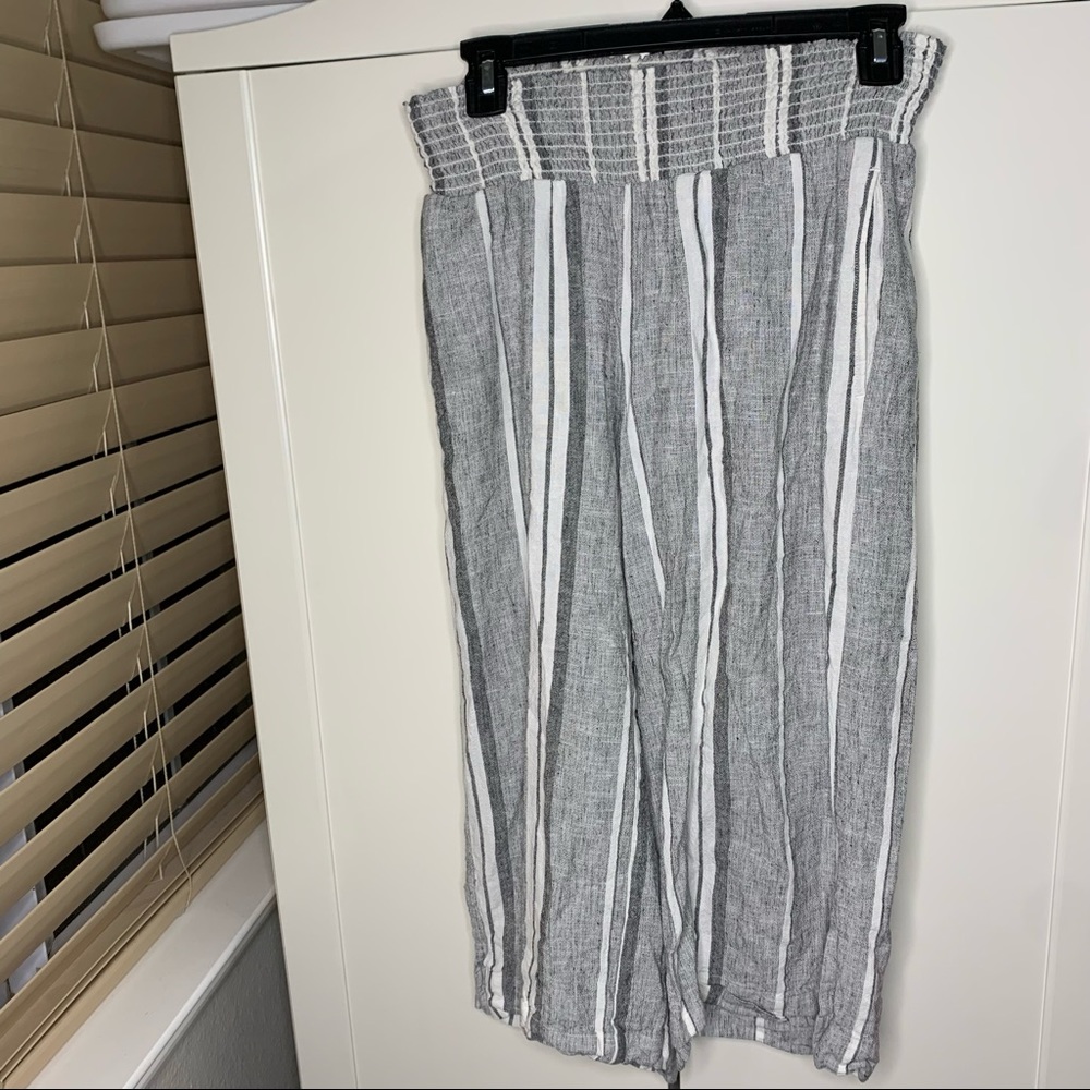 Cloth & Stone Wide Leg Striped Pants